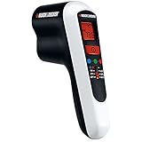 BLACK+DECKER TLD100-XJ Détecteur De Fuites Thermiques Sans Fil - Indicateur Lumineux Pour Identifier Les Défauts D'isolation - Idéal Pour Faire Des Ã‰conomies D'énergie, 9V, Blanc/Noir