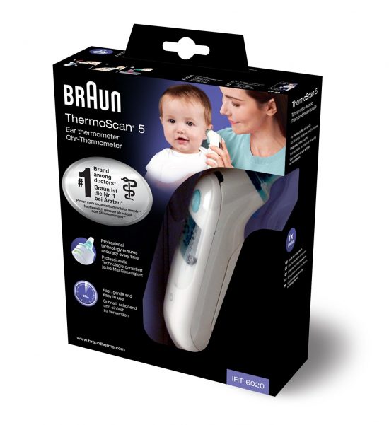 thermometre auriculaire braun thermoscan 5 boite