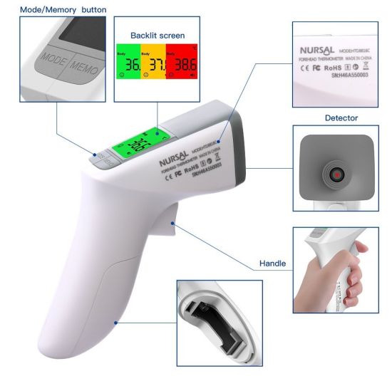 thermometre nursal fonctionnalites