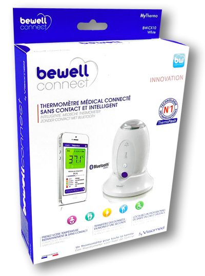 Thermomètre connecté Bewell MyThermo boite