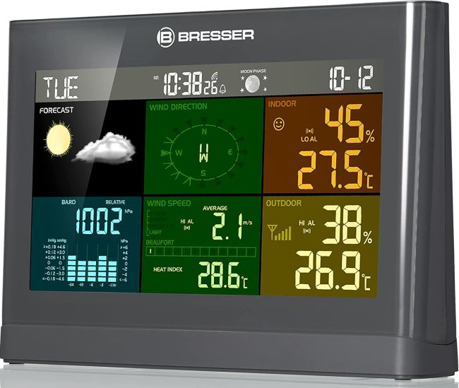 Thermomètre digital Intérieur/Extérieur avec sonde filaire pas cher, Thermomètres / Baromètres